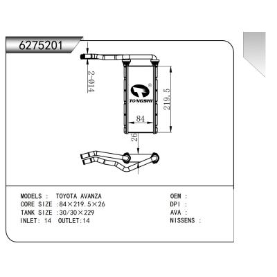 適用于 豐田TOYOTA AVANZA 暖風(fēng)