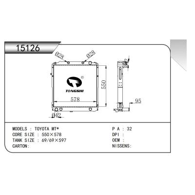 適用于 TOYOTA豐田 MT* 散熱器