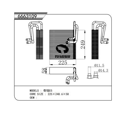 適用于 奇瑞E5 蒸發(fā)器
